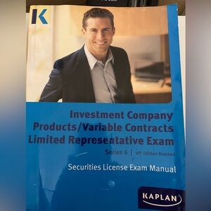 Kaplan Blue Investment Exam Manual Series 6